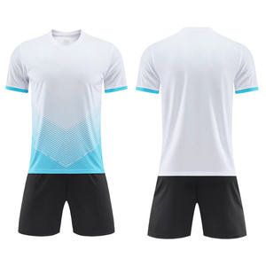 Seragam Sepak Bola yang Dapat Disesuaikan Set Seragam Sepak Bola Pendek Kosong Pakaian Latihan Sepak Bola - Product Image 4