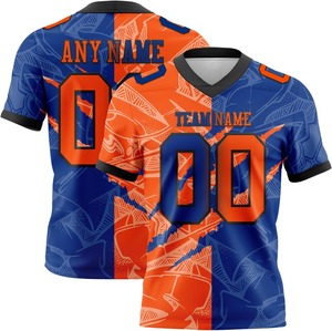 Sublimation 100% Polyester printed Striped customized Color Sports Uniform custom american football Jersey - Product Image 2