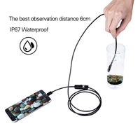 Mini caméra endoscopique 7 mm/5,5 mm avec connecteur micro USB pour Android PC, caméra d'inspection souple, boroscope, étanche IP67