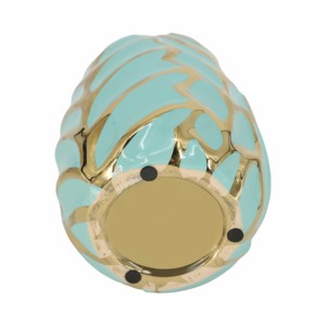 Vaso in ceramica moderno scolpito, decorazione d'accento per soggiorno, camera da letto, tavolo, ufficio, mensola - Product Image 6