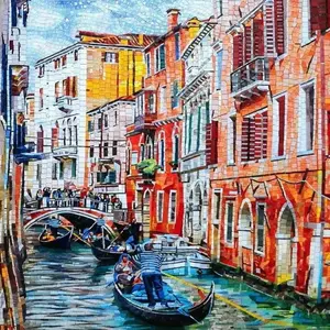 Tessere di mosaico di arti di alto livello di un <span class=keywords><strong>metro</strong></span> quadrato originali e bellissime tessere di mosaico di fiori all'ingrosso - Product Image 6