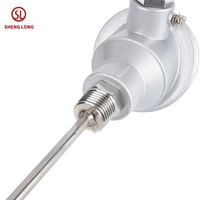 Transmetteur de température intégré à résistance thermique K Thermocouple Pt100 WZP-231 avec boîte de jonction étanche Sonde de température