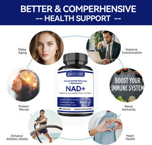 Complément NAD 1500 Mg - Resvératrol Liposomal Capsules NAD pour Femmes et Hommes Soutien Antioxydant Santé Cellulaire Endurance Saine - Product Image 3