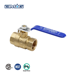 วาล์วบอลทองเหลืองไร้สารตะกั่ว ขนาด 1/2"-4" แบบเต็มพอร์ต 600WOG เกลียวใน ได้รับการรับรองมาตรฐาน NSF CSA รุ่น NPT DZR CW511L พร้อมโอริง 2 ชิ้น สำหรับใช้งานกับน้ำ - Product Image 4