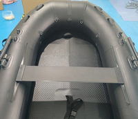 Bateau de pêche gonflable Bellyboat élargi et résistant à l'usure en PVC pour 8 personnes, écologique