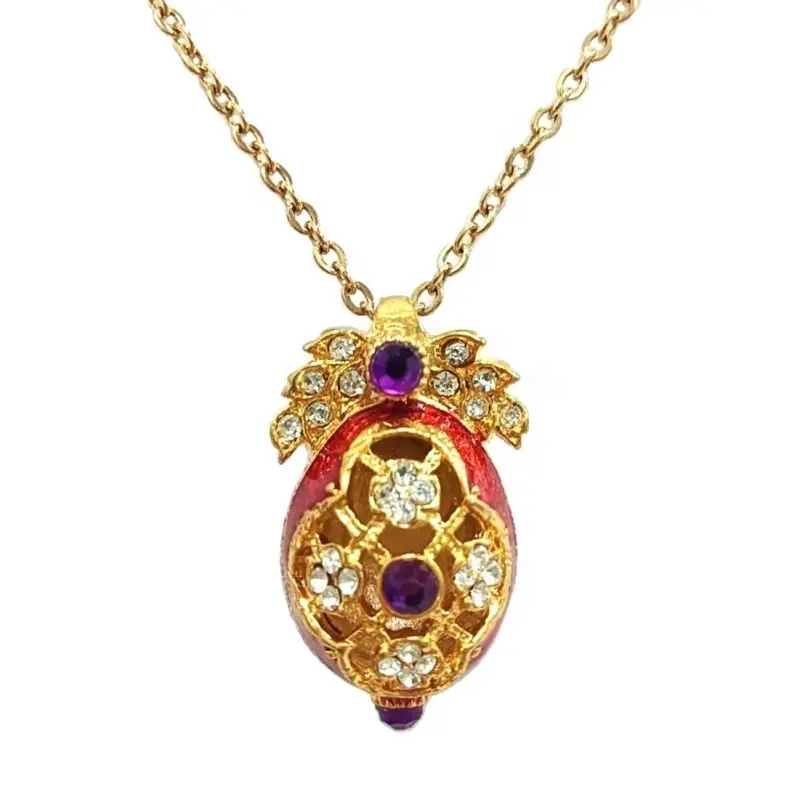 Wholesale 925 Sterling Silver Faberge Egg Pendant .