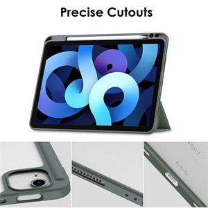 Ốp Da PU Gập Ba Cho iPad Air 2 2018 9.7 Ốp Lưng <span class=keywords><strong>Silicon</strong></span> Mềm Ốp Thông Minh Mỏng Cho iPad 2018 Thế Hệ Thứ 6 - Product Image 2