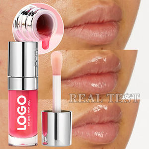 Private Label OEM ODM Natural Fruit Flavor Shades Long Lasting Hydration Lightens Lip Lines Moisturizing Plumping Lip Oil - Product Image 1