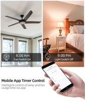 Interruptor de luz inteligente WIFI de 4 bandas con control de atenuación de ventilador, controlador de ventilador de velocidad remota con interruptor de luz de cuatro botones para casa nueva