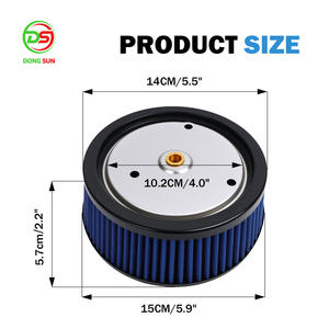 Élément de <span class=keywords><strong>filtre</strong></span> à <span class=keywords><strong>air</strong></span> FLHTCSE2 <span class=keywords><strong>filtre</strong></span> d'admission de <span class=keywords><strong>filtre</strong></span> à <span class=keywords><strong>air</strong></span> de moto pour Harleys Davidson FLHTCUTG FLHTK FLHTI pièce de moto - Product Image 2