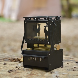 Lampe à pétrole d'inspiration industrielle avec fenêtre en verre à motif de cerf découpé au <span class=keywords><strong>laser</strong></span> - Product Image 3