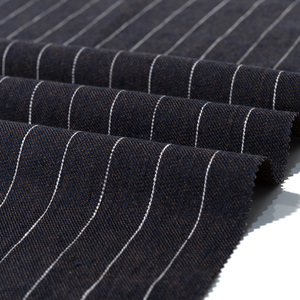 9608# Yarn Dyed <strong>Linen</strong> Cotton <strong>Stripe</strong> Fabric 60% <strong>Linen</strong> 40% Cotton 138cm 217gsm Breathable Durable Heavyweight <strong>Curtain</strong> Girls Boys - Product Image 3