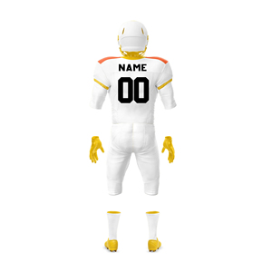 Uniforme de Fútbol Americano de Manga Corta Transpirable de Alta Calidad 2025, Servicio OEM, Diseño Personalizado, 100% Algodón, Color y Logotipo Personalizables - Product Image 6