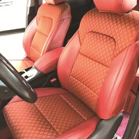 Tissu polyester écologique 480 GSM, matière respirante toute saison pour la sellerie automobile, les coussins de canapé et la literie