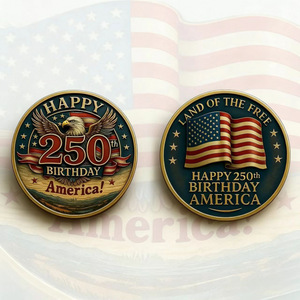 Pièce commémorative 3D du 250e anniversaire des États-Unis de <span class=keywords><strong>1776</strong></span>, déclaration d'indépendance, pièce de défi - Product Image 5