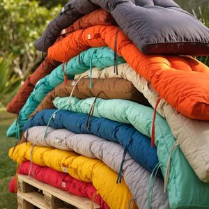 Coussin de chaise longue <span class=keywords><strong>Deco</strong></span> Arts, coussins rectangulaires, coussin rembourré pour chaise longue, traitement hydrofuge, poignées de transport, Oeko-TEX - Product Image 3