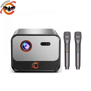 EASUNTECH Android 11 4K 1080p 3D DLP LED Smart Portable <b>Mini</b> Projector Short Throw Built-in Battery 2-3 Hours 2200 Lumens YY-X5 - Product Image 1