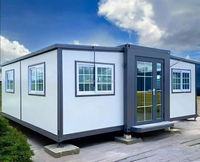 Casa Móvil de Construcción Rápida, Soluciones de Vivienda Prefabricada Plegable, Casa Oficina Expandible