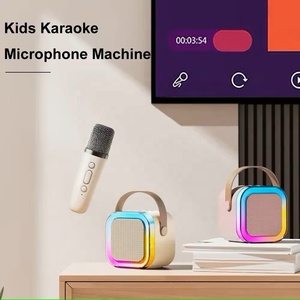 Loa Karaoke Bluetooth <span class=keywords><strong>Mini</strong></span> Di Động Có Mic Không Dây Và Đèn LED Cho Trẻ Em Và Người Lớn, Quà Tặng Giáng Sinh Sinh Nhật Đồ Chơi - Product Image 6