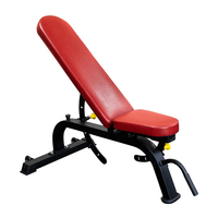 Banc Commercial en série inclinée, banc d'exercice plat réglable et pliable, haltère assis, support de poids