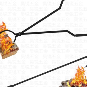 <b>Fire</b> Tongs <b>Fire</b> Poker Set Heavy Duty Outdoor Campfire Fireplace <b>Tools</b> For Wood Charcoal Barbecue Accessories - Product Image 1