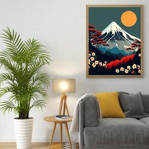 <span class=keywords><strong>Pintura</strong></span> al por mayor por números paisaje japonés sobre lienzo <span class=keywords><strong>pintura</strong></span> DIY <span class=keywords><strong>pintura</strong></span> dibujo arte regalo - Product Image 2