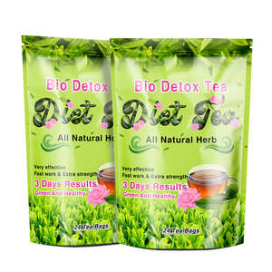 Custom Impresso PE Laminado Folha De Alumínio 28 dias Perda De Peso Skinny Fit <span class=keywords><strong>Slim</strong></span> Diet Vazio <span class=keywords><strong>Detox</strong></span> Chá Embalagem Sacos - Product Image 1