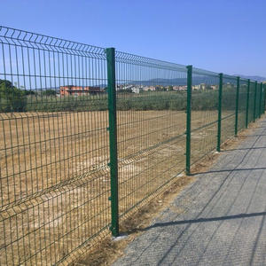 Panneau de clôture en treillis soudé incurvé 3D de haute qualité, revêtu de PVC, 50x200mm, pour clôture de champ, clôture pliante en forme de V, anti-corrosion - Product Image 1