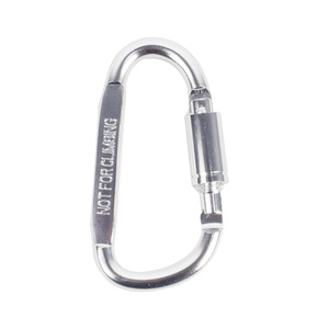 Mosquetones de Aluminio <span class=keywords><strong>Reforzado</strong></span> para Exteriores, Tipo D, para Camping, Senderismo y Llaveros - Product Image 4