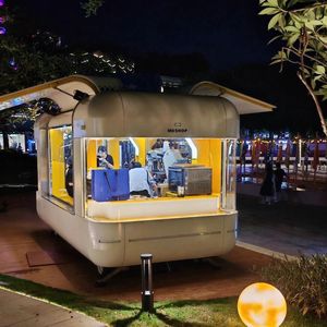 รถขายอาหารเคลื่อนที่ขนาด 12 ฟุต สำหรับขายฮอทดอก ปรับแต่งได้ตามต้องการ มีตัวเลือกสี ขนาด และโลโก้ - Product Image 2