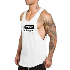 Örgü hızlı kuru erkek kas kolsuz cut off seyahat spor salonu egzersiz Stringer vücut geliştirme spor t-shirt erkek tankı üstleri