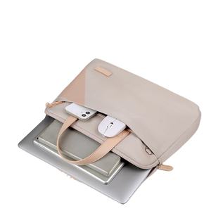 Sacoche pour ordinateur portable avec coussin d'air pour femmes, sac de voyage de bureau uni pour hommes avec service d'impression de logo personnalisé - Product Image 3