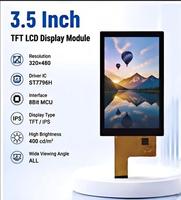Module d'affichage LCD TFT 3,5 pouces 320x480, écran LCD transflectif lisible en plein soleil, interface MCU SPI pour équipement extérieur