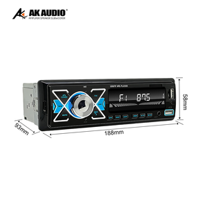 Reproductor <span class=keywords><strong>MP3</strong></span> para Auto MP3010 1 DIN Universal, Reproductor <span class=keywords><strong>MP3</strong></span> Multifuncional Estéreo con SD, TF, USB y Multimedia - Product Image 4