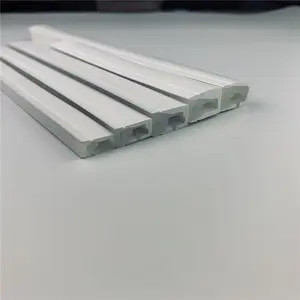 Schlussverkauf Silikon weiße Abdeckungen LED-Profil für Led-Leiste Licht-Extrusionsgehäuse Kanal led-Aluminiumprofil