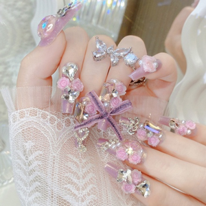 <span class=keywords><strong>Mejor</strong></span> precio personalizado empaquetado francés ataúd Abs reutilizable prensa <span class=keywords><strong>uñas</strong></span> Artificial falso <span class=keywords><strong>pegamento</strong></span> <span class=keywords><strong>uñas</strong></span> personalizado francés - Product Image 6