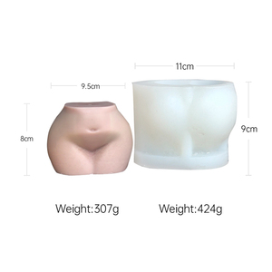 Stampi in Silicone 3D a Forma di Sedere Femminile YS per Candele, Cioccolato, Caramelle, Muffin, Torte, Pasta di Zucchero, Cera, Gelatina, Ghiaccio, Decorazione in Gesso - Product Image 5