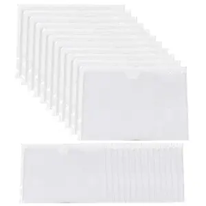 Self-Adhesive Pockets Scrapbook Storage Label Holders Vinyl Plastic Pvc Self Adhesive Clear Index Note Card Pocket With Adhesion