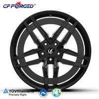 CF FORGED Nuevas Llantas de Aleación de Aluminio Forjado Personalizadas de 16-24 Pulgadas con Acabado Negro, Ajuste Universal para Tesla Model