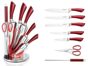 Thiết Kế Mới Hiện Đại 9 Cái Thép Không Gỉ <span class=keywords><strong>Knife</strong></span> <span class=keywords><strong>Set</strong></span> Bếp - Product Image 1