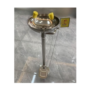 Sistema Moderno de Lavado de Ojos Integrado con Soporte Estable de Acero al Carbono para Mobiliario de Laboratorio Ambiental Escolar - Product Image 2