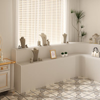 Table de présentation pliable avec éclairage pour produits légers, idéale pour les boutiques de vêtements, salons de beauté, stands de présentation et décorations de mariage