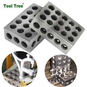 Máy Công Cụ 2Pc Sparallel Kẹp Block Set 1-2-3 Khối Phù Hợp Machinist 123 Công Cụ Phay 23 Lỗ 1-2-3 "Khối Đo - Product Image 4