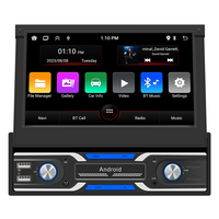 Autoradio Android 1 Din avec Wifi, Radio FM, Carplay sans fil, Android Auto, Lecteur MP5, Radio de voiture Android 7 pouces, Vente flash