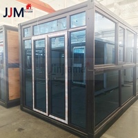 Usine JJM Chine, maison mobile de luxe de type Z pliable de 20 pieds pour bureaux et hôtels, maison conteneur pliable
