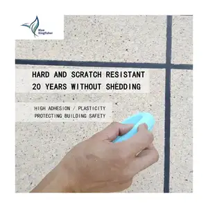 블루 물총새 조각 친환경 방수 Flek 자연 화강암 돌 컬러 칩 가짜 효과 돌 페인트