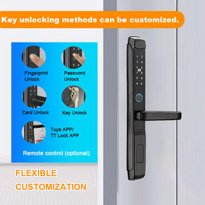 Clé d'empreinte digitale étanche Mot de passe TUYA TTlock Pont <span class=keywords><strong>cassé</strong></span> en alliage d'aluminium Serrure intelligente en aluminium adaptée à la porte de la cour - Product Image 2