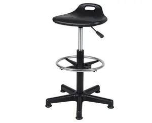 PU ergonomic swivel chair with nylon base/High quality ESD laboratory chair