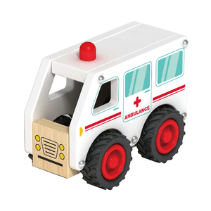 लकड़ी के कार खिलौने बच्चों के प्रारंभिक संज्ञानात्मक टिपर ट्रक फायर इंजन पुलिस कार एम्बुलेंस कार खिलौने b661 bb662 b663 b6664 - Product Image 3