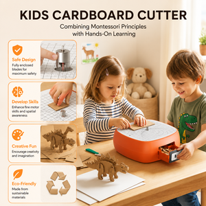 Cutter électrique sans lame pour enfants - Outil de bricolage, jouet éducatif Montessori, coupe précise jusqu'à 3 mm - Product Image 6